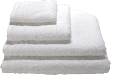 various sizes of bath towels